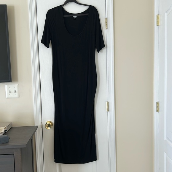Old Navy Maternity Elbow-sleeve Jersey Maxi Dress - Picture 2 of 7